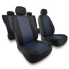 Fundas universales para asientos de coche para Citroen C3 Aircross I, II (2017-....) - PF-BL