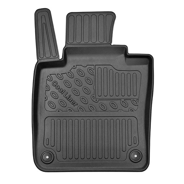 Conjunto de alfombrilla para maletero y alfombrillas para el interior del coche TPE para: Volvo V60 II Familiar (07.2018-....) - no adecuado para coches biFuel / motor T6 Twin con tanque de gas