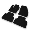 Alfombrillas de fieltro adecuadas para Ford Kuga I SUV (2008-2012) - alfombras para coche - color negro