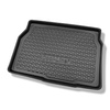 Conjunto de alfombrilla para maletero y alfombrillas para el interior del coche TPE para: Opel Astra J Hatchback (09.2009-12.2014) - sin alfombrilla adicional en el maletero; también para GTC