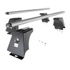 Portaequipajes de techo adecuadas para Iveco Daily III, IV, V, VI Furgoneta (2000-....) - baca plata para coche - barras para techo de coche - puntos de montaje - aluminio
