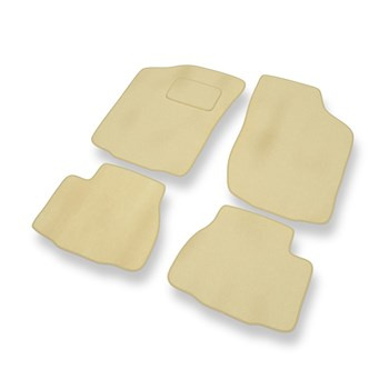 Alfombrillas de Velour adecuadas para Nissan Micra II Hatchback (1992-2003) - al