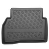 Conjunto de alfombrilla para maletero y alfombrillas para el interior del coche TPE PREMIUM para: Mercedes-Benz Classe C W205 Berlina (03.2014-11.2020) - asientos traseros reclinables (abatibles); compartimento derecho desmontable en modelos con red later