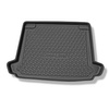 Alfombra para maletero adecuada para Renault Clio III Sport Tourer (01.2008-02.2013) - Protector maletero - Alfombrilla maletero antideslizante - parte superior del maletero