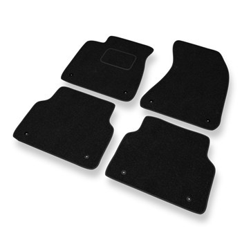 Alfombrillas de fieltro adecuadas para Audi A8 III D4 (versión larga) (2010-2017) - alfombras para coche - color negro