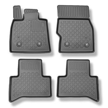 Alfombrillas de TPE adecuadas para Alfa Romeo Stelvio Type 949 SUV (01.2017-....) - Mild Hybrid - alfombras para coche