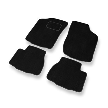 Alfombrillas de Velour adecuadas para Nissan Micra II Hatchback (1992-2003) - al