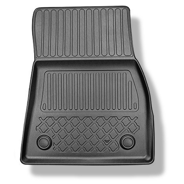 Conjunto de alfombrilla para maletero y alfombrillas para el interior del coche TPE para: BMW X6 G06 SAC (11.2019-....) - maletero superior (para maletero doble); también para modelos con rieles