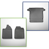 Conjunto de alfombrilla para maletero y alfombrillas para el interior del coche TPE para: Aixam Crossline Crossover (2005-2010) - 2 plazas
