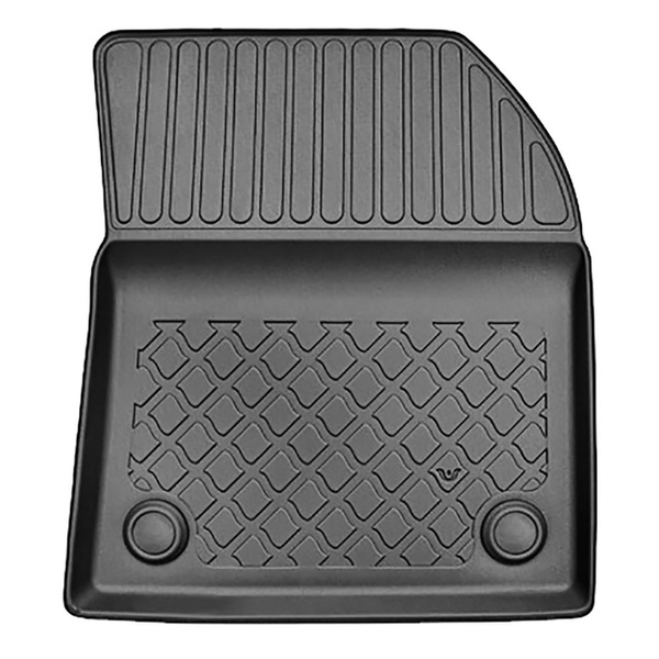 Conjunto de alfombrilla para maletero y alfombrillas para el interior del coche TPE para: Citroen C5 Aircross SUV (02.2019-....) - maletero superior (borde de carga del maletero igualado); suelo móvil en la posición superior; no adecuado para versión Plug