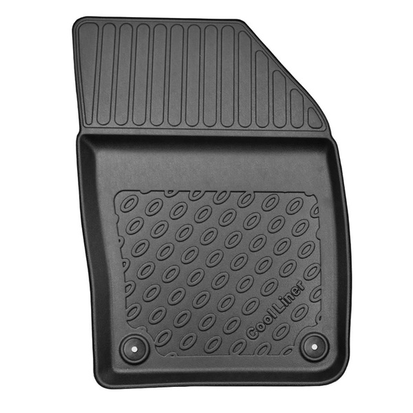 Conjunto de alfombrilla para maletero y alfombrillas para el interior del coche TPE para: Volvo V60 II Familiar (07.2018-....) - no adecuado para coches biFuel / motor T6 Twin con tanque de gas