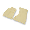 Alfombrillas de Velour adecuadas para Audi A4 B9 Avant, Sedan (2015-2024) - alfombras para coche - Premium color beige