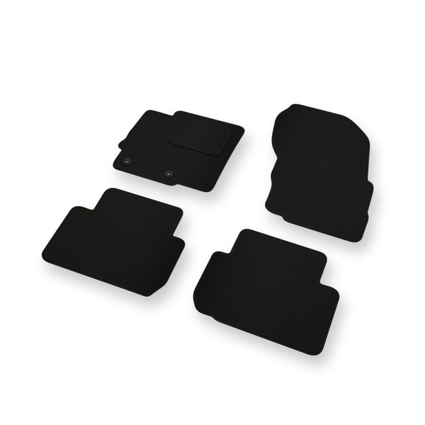 Alfombrillas de fieltro adecuadas para Mitsubishi Eclipse Cross SUV (2018-....) - alfombras para coche - color negro