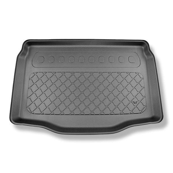 Alfombra para maletero adecuada para Fiat 600e Hatchback (09.2023-....) - Protector maletero - Alfombrilla maletero antideslizante - parte inferior del maletero; modelos sin base móvil en el maletero