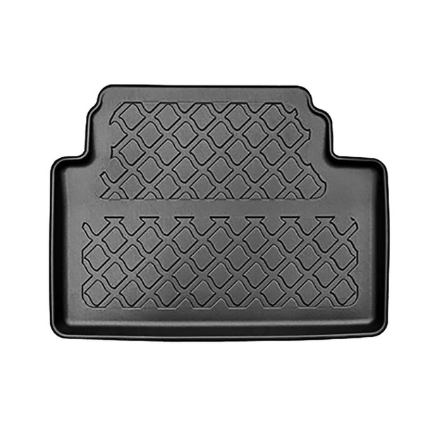 Conjunto de alfombrilla para maletero y alfombrillas para el interior del coche TPE para: Citroen C5 Aircross SUV (02.2019-....) - maletero superior (borde de carga del maletero igualado); suelo móvil en la posición superior; no adecuado para versión Plug
