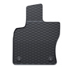 Alfombrillas de goma adecuadas para Audi Q3 II SUV (2018-....) - alfombras para coche - negro - 4 unidades