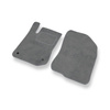 Alfombrillas de Velour adecuadas para Peugeot 2008 SUV (2013-2019) - alfombras para coche - Premium color gris