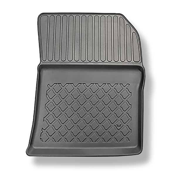 Conjunto de alfombrilla para maletero y alfombrillas para el interior del coche TPE para: Dacia Lodgy Furgonetaeta (07.2012-10.2022) - 7 plazas; 3a fila abatible