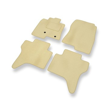 Alfombrillas de Velour adecuadas para Mitsubishi Montero III SUV (1999-2006) 3 p