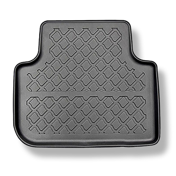 Conjunto de alfombrilla para maletero y alfombrillas para el interior del coche TPE para: Audi Q3 F3 SUV (08.2018-....) - maletero superior (borde de carga del maletero igualado); suelo móvil en la posición superior; también para versión Quattro; también