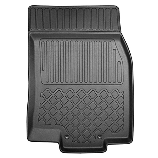Alfombrillas de TPE adecuadas para Nissan X-Trail III SUV (08.2014-2022) - 5 o 7 plazas; sin la tercera fila - alfombras para coche