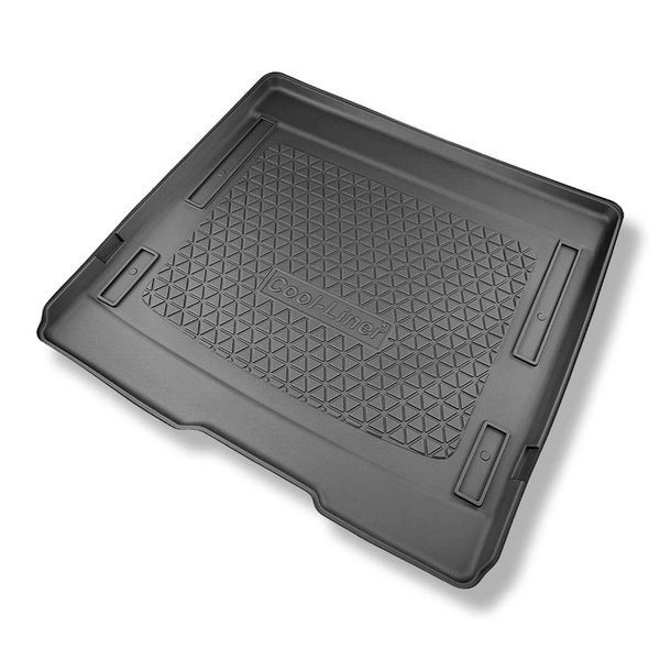 Conjunto de alfombrilla para maletero y alfombrillas para el interior del coche TPE para: Volkswagen ID. Buzz Furgonetaeta (05.2022-....) - segunda fila; 5 plazas; separación corta de eje; también con panel Multi-flex