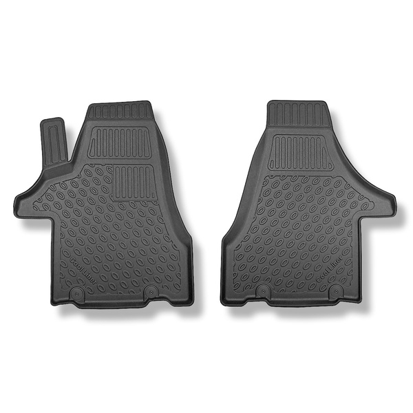 Alfombrillas de TPE adecuadas para Volkswagen Caravelle T5, T6, T6.1 Furgoneta (2003-2024) - distancia entre ejes corta o larga - alfombras para coche