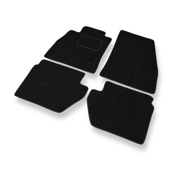 Alfombrillas de fieltro adecuadas para Ford KA+ (2016-2021) - alfombras para coche - color negro