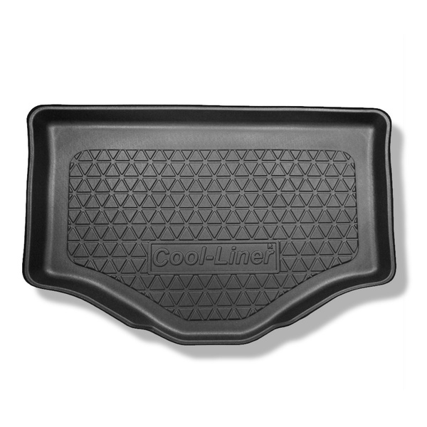 Alfombra para maletero adecuada para Mitsubishi Space Star Hatchback (03.2013-11.2019) - Protector maletero - Alfombrilla maletero antideslizante - maletero inferior; sin estante portaequipajes