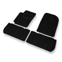 Alfombrillas de Velour adecuadas para Citroen Xsara Picasso (1999-2011) - alfombras para coche - Premium color negro