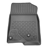 Conjunto de alfombrilla para maletero y alfombrillas para el interior del coche TPE para: Honda Civic XI Hybrid e:HEV Hatchback (10.2022-....) - con/sin subwoofer; posibilidad de cortar el hueco derecho