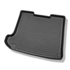 Alfombra para maletero adecuada para Volkswagen Multivan T6 L2 Furgoneta (06.2015-2019) - Protector maletero - Alfombrilla maletero antideslizante - distancia entre ejes larga; para detrás de la 3a fila de asientos