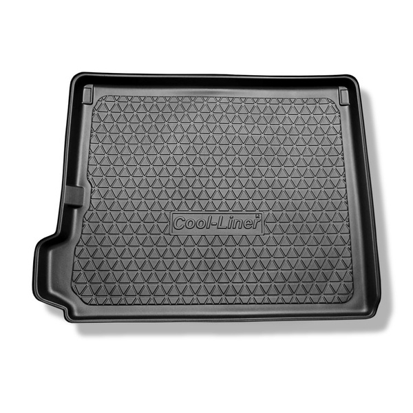 Alfombra para maletero adecuada para Citroen C4 Grand Spacetourer Monovolumen (09.2013-06.2022) - Protector maletero - Alfombrilla maletero antideslizante - 7 plazas; 3a fila abatible