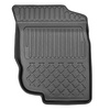 Alfombrillas de TPE adecuadas para Toyota Hilux VII Pick-Up (2006-08.2016) - cabina doble - alfombras para coche