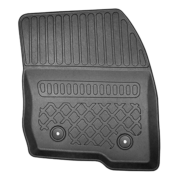 Conjunto de alfombrilla para maletero y alfombrillas para el interior del coche TPE para: Ford S-Max III Monovolumen (09.2015-2023) - 7 plazas; 3a fila abatible