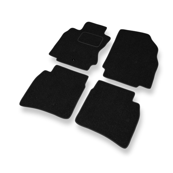 Alfombrillas de fieltro adecuadas para Nissan Note E11 Monovolumen (2004-2013) - alfombras para coche - color negro