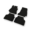 Alfombrillas de fieltro adecuadas para Mercedes-Benz Classe E W213 Coupé, Berlina, Familiar (2016-2023) - alfombras para coche - color negro
