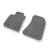 Alfombrillas de Velour adecuadas para Alfa Romeo Brera (2005-2010) - alfombras para coche - Premium color gris