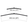 Escobillas limpiaparabrisas para la luna delantera para Renault Clio IV Sport Tourer, Hatchback (05.2012-2020) - escobillas plana