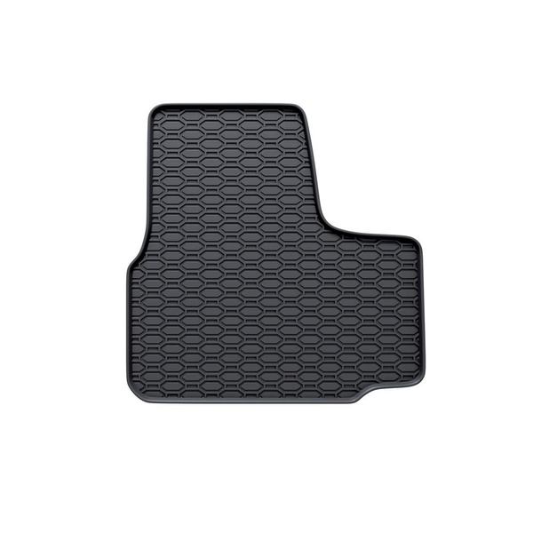 Alfombrillas de goma adecuadas para Skoda Citigo Hatchback (2011-2020) - alfombras para coche - negro - 4 unidades
