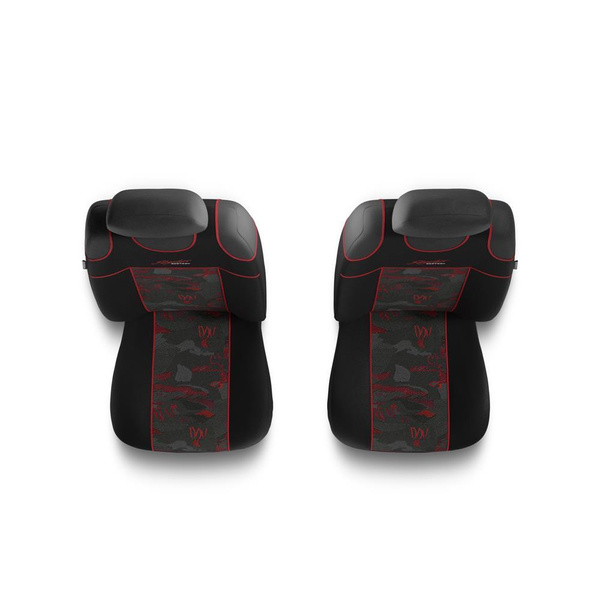 Fundas universales para coche (tipo camiseta) para Fiat 500 (2007-....) - TS-R