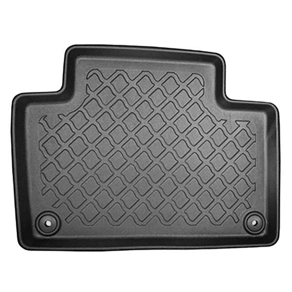 Conjunto de alfombrilla para maletero y alfombrillas para el interior del coche TPE para: Volvo XC90 II SUV (05.2015-....) - 5/7 plazas; 3a fila de asientos abatible; también para híbridos
