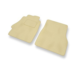 Alfombrillas de Velour adecuadas para Toyota MR2 III Coupé (1997-2007) - alfombras para coche - Premium color beige