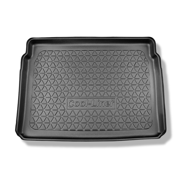 Alfombra para maletero adecuada para Citroen E-C4 III Hatchback (12.2020-....) - Protector maletero - Alfombrilla maletero antideslizante - maletero superior; piso móvil en la posición más alta