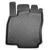 Conjunto de alfombrilla para maletero y alfombrillas para el interior del coche TPE para: Volkswagen Touran II Monovolumen (09.2015-....) - 5/7 plazas; 3a fila de asientos abatible