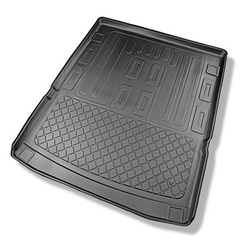 Alfombra para maletero adecuada para Volkswagen Caddy V Maxi Furgoneta (11.2020-....) - Protector maletero - Alfombrilla maletero antideslizante - 5/7 plazas; tras la 2ª fila de asientos