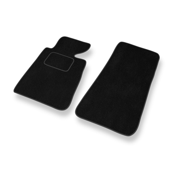 Alfombrillas de Velour adecuadas para BMW 5 III E34 Berlina, Touring (1988-1997) - alfombras para coche - Premium color negro