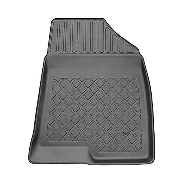 Alfombrillas de TPE adecuadas para Hyundai Kona II SUV (04.2023-....) - no para la versión eléctrica; también con tracción híbrida - alfombras para coche