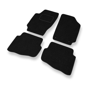 Alfombrillas de fieltro adecuadas para Skoda Fabia I (1999-2007) - alfombras para coche - color negro