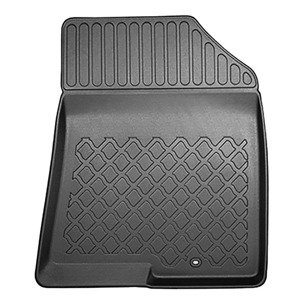 Alfombrillas de TPE adecuadas para Kia Carens IV Monovolumen (04.2013-08.2019) - 5 o 7 plazas; sin la tercera fila - alfombras para coche